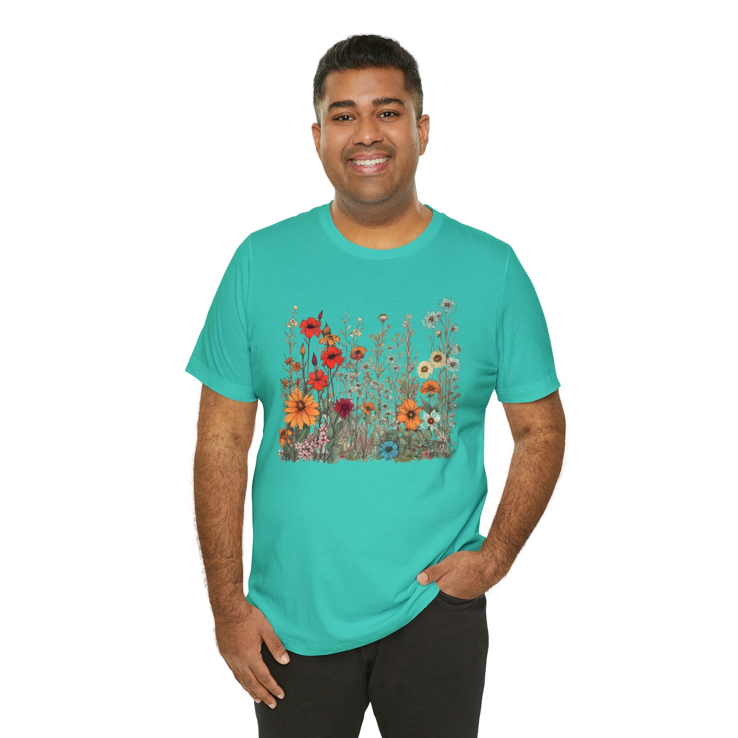 Vintage-Inspired Wildflower Tee (Unisex)