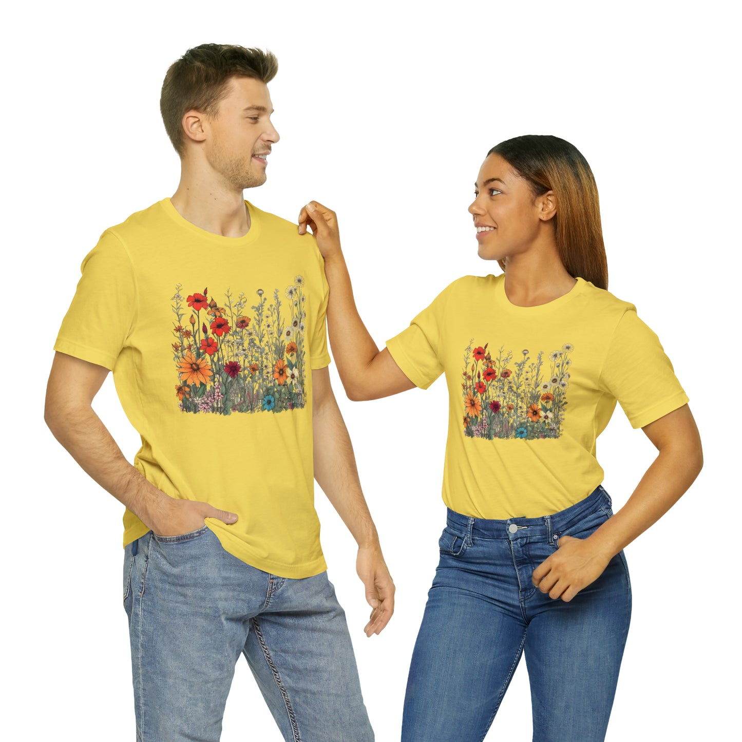 Vintage-Inspired Wildflower Tee (Unisex)