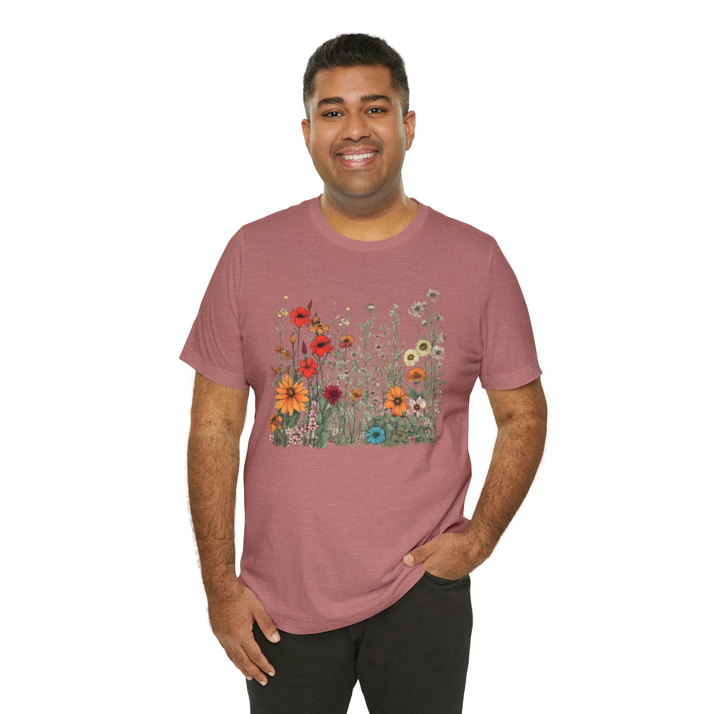 Vintage-Inspired Wildflower Tee (Unisex)