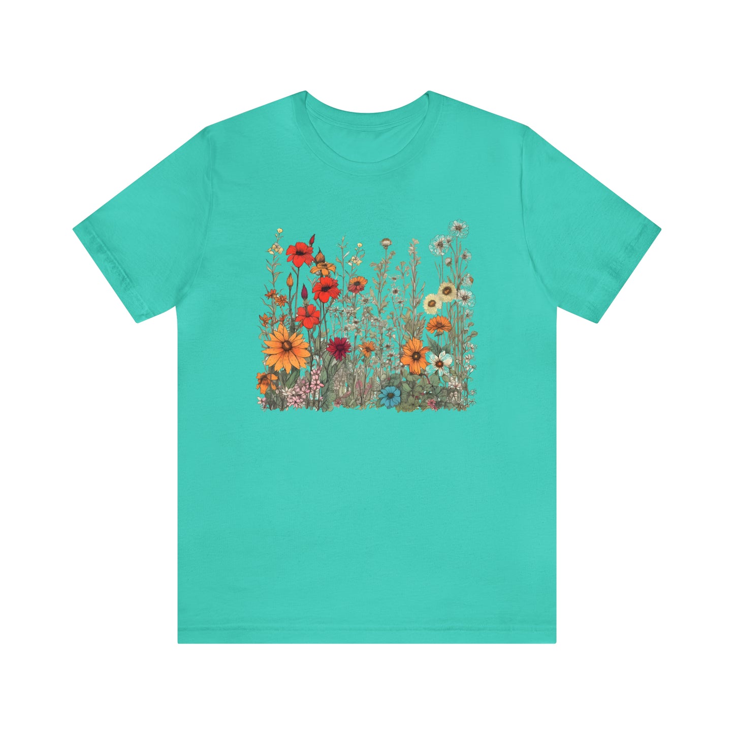 Vintage-Inspired Wildflower Tee (Unisex)