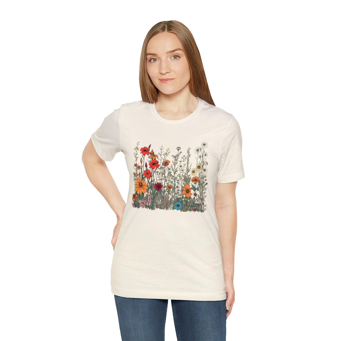 Vintage-Inspired Wildflower Tee (Unisex)