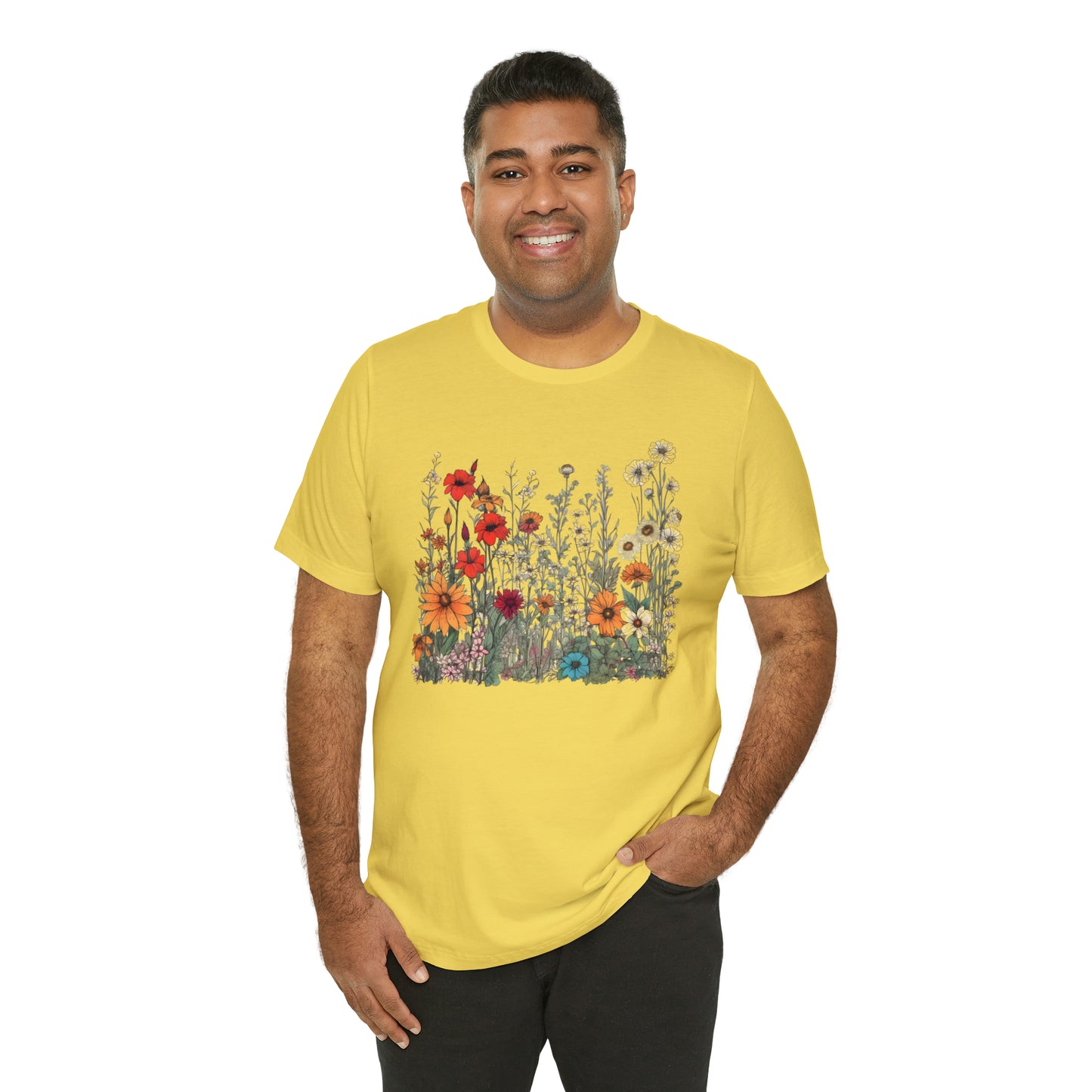 Vintage-Inspired Wildflower Tee (Unisex)