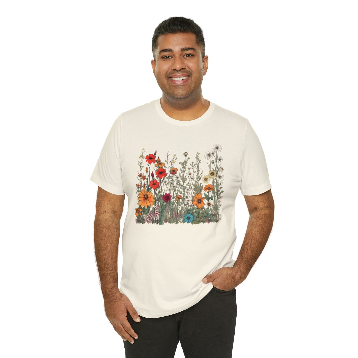 Vintage-Inspired Wildflower Tee (Unisex)