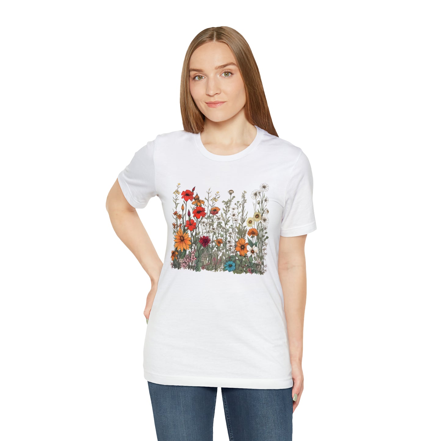 Vintage-Inspired Wildflower Tee (Unisex)