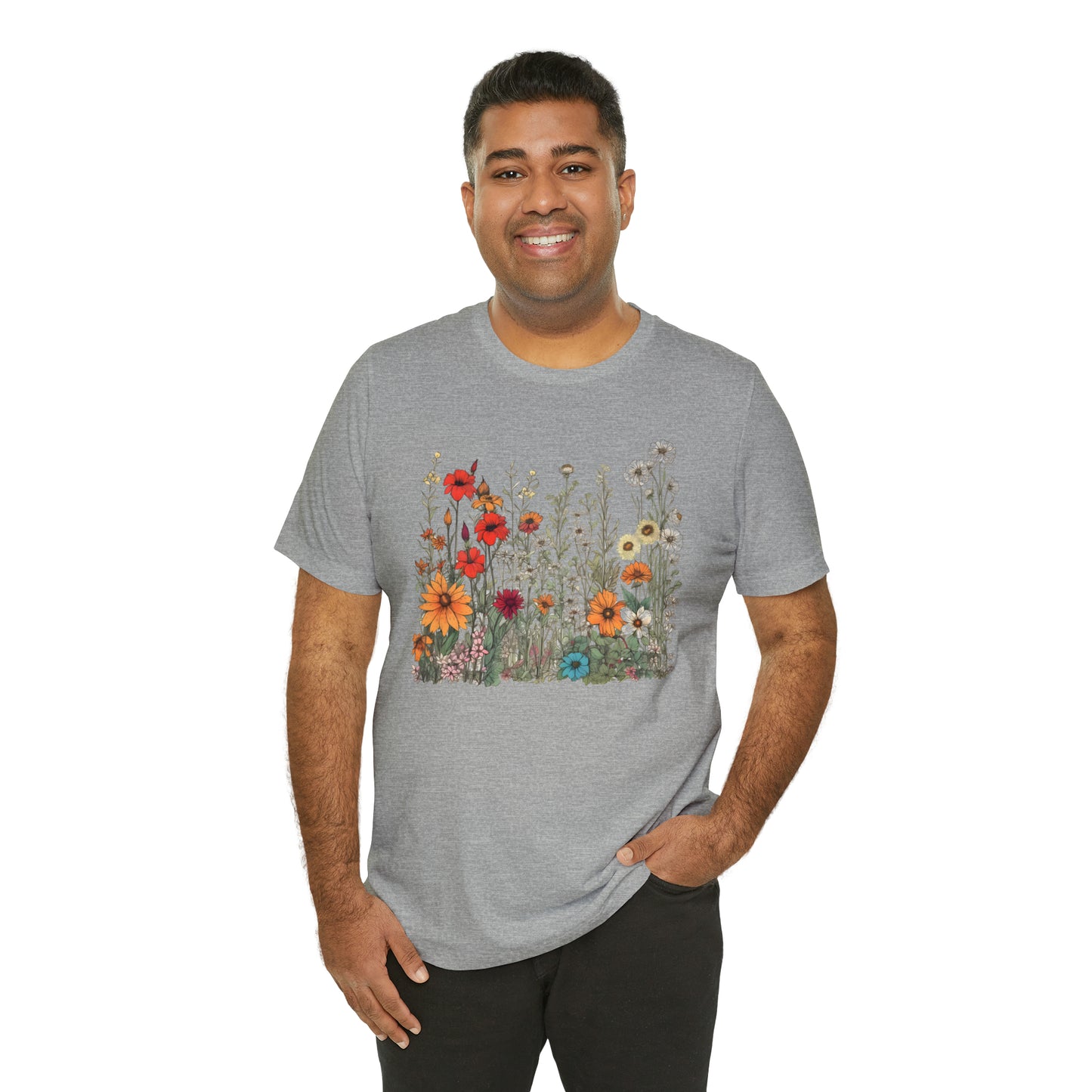 Vintage-Inspired Wildflower Tee (Unisex)