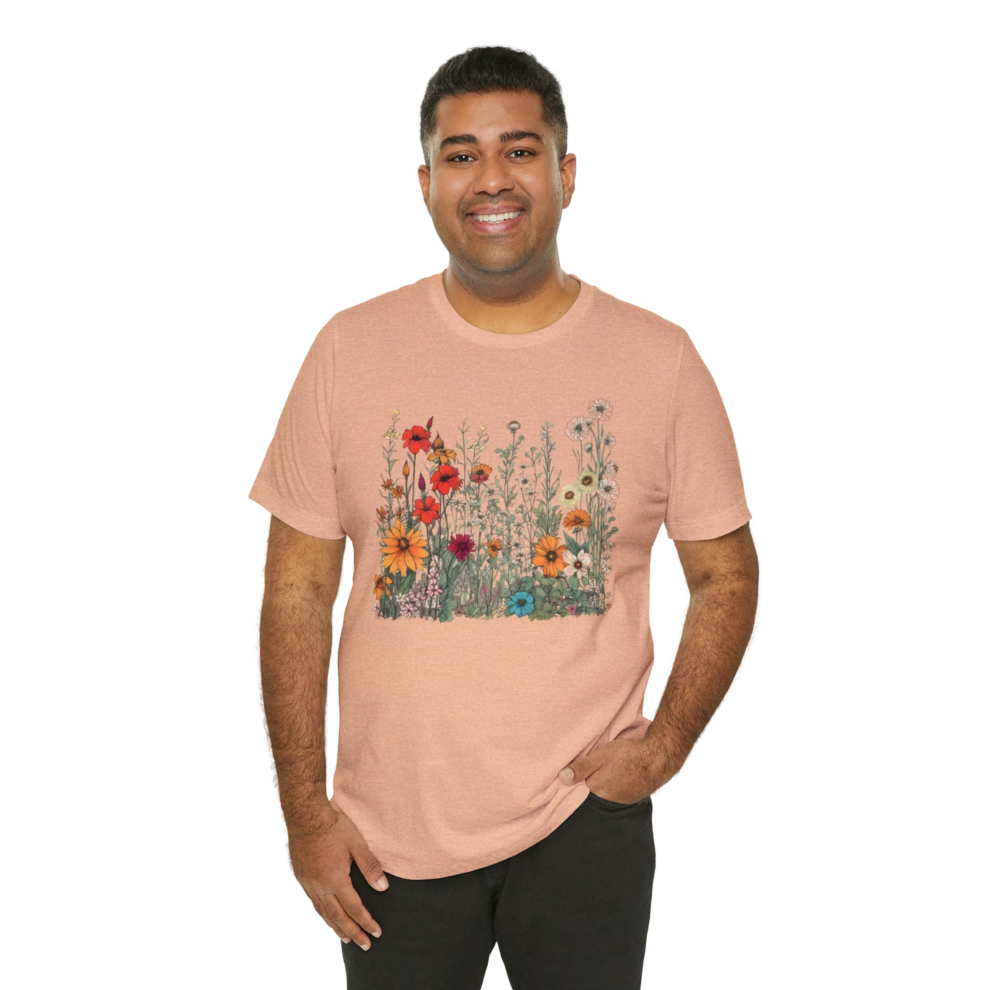 Vintage-Inspired Wildflower Tee (Unisex)