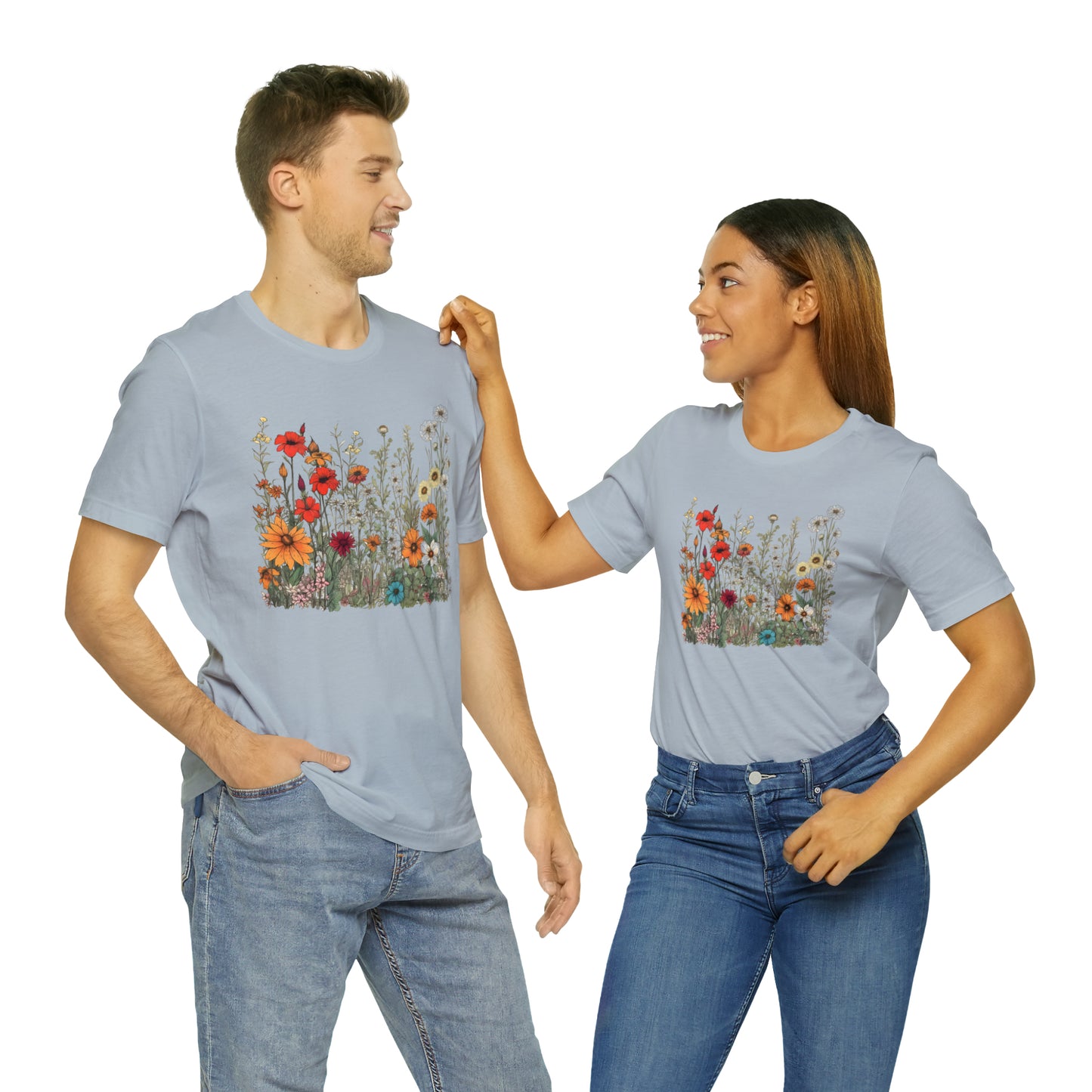 Vintage-Inspired Wildflower Tee (Unisex)