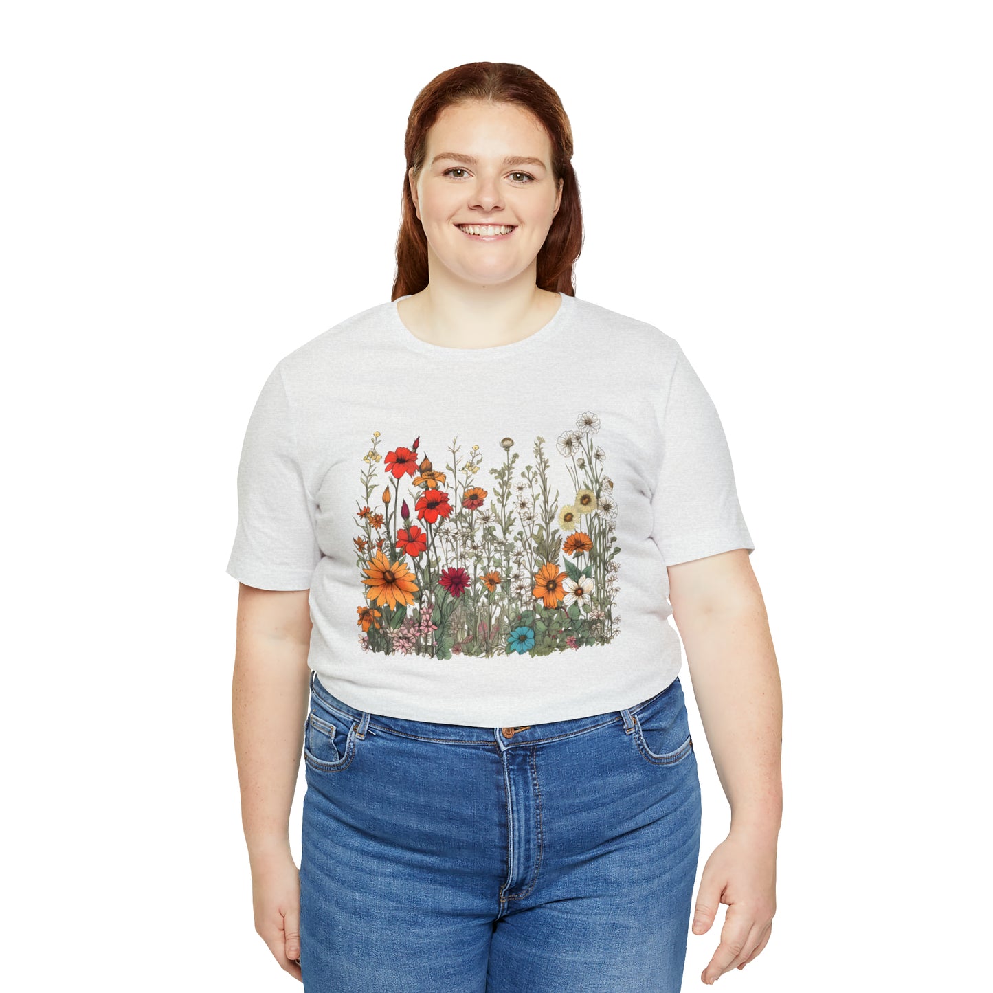 Vintage-Inspired Wildflower Tee (Unisex)