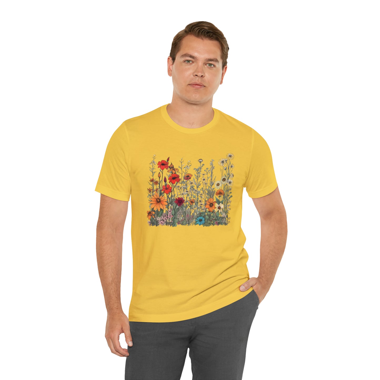 Vintage-Inspired Wildflower Tee (Unisex)