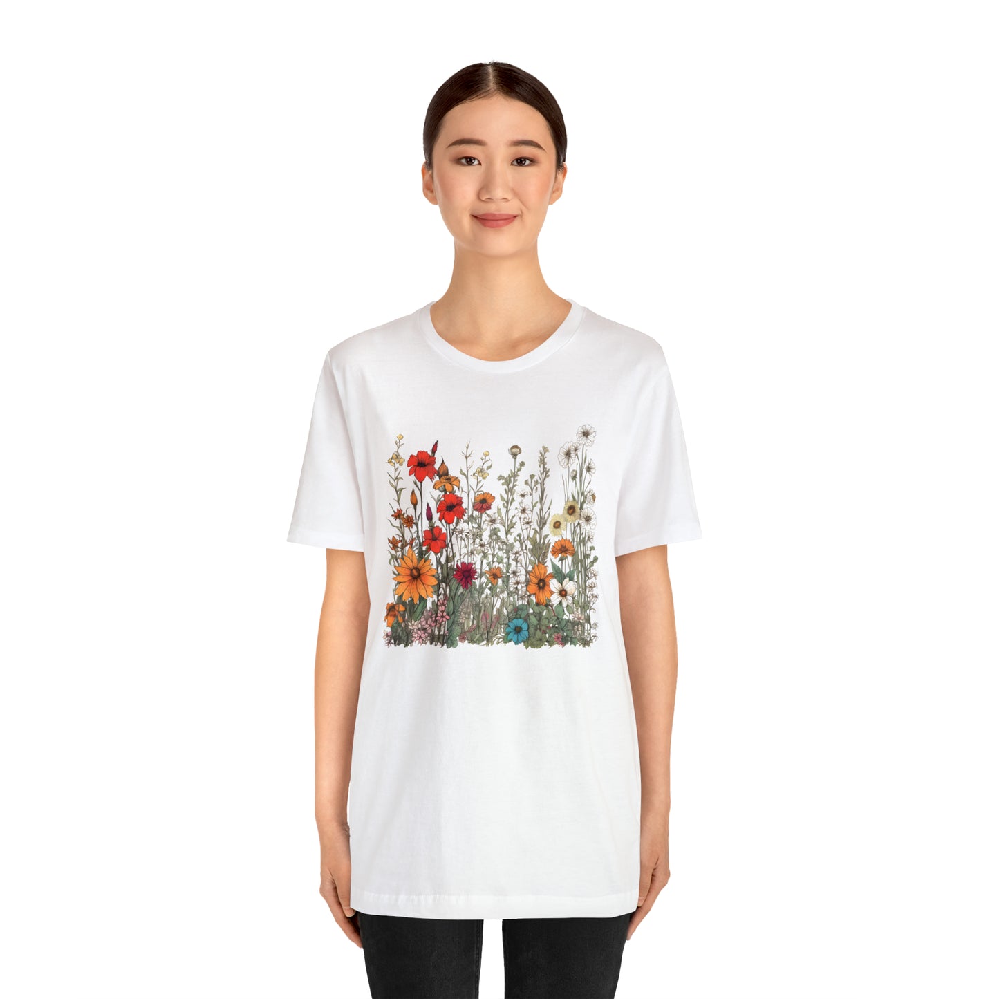 Vintage-Inspired Wildflower Tee (Unisex)