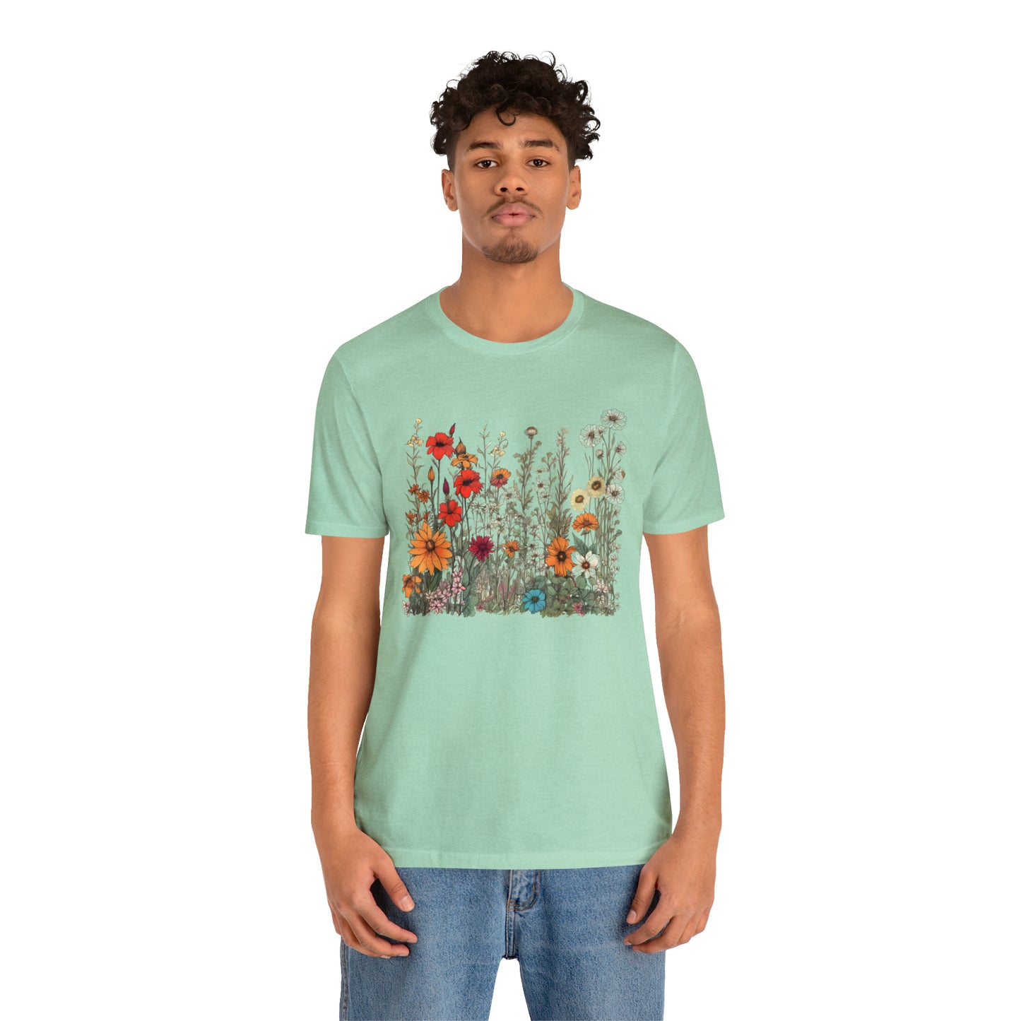 Vintage-Inspired Wildflower Tee (Unisex)