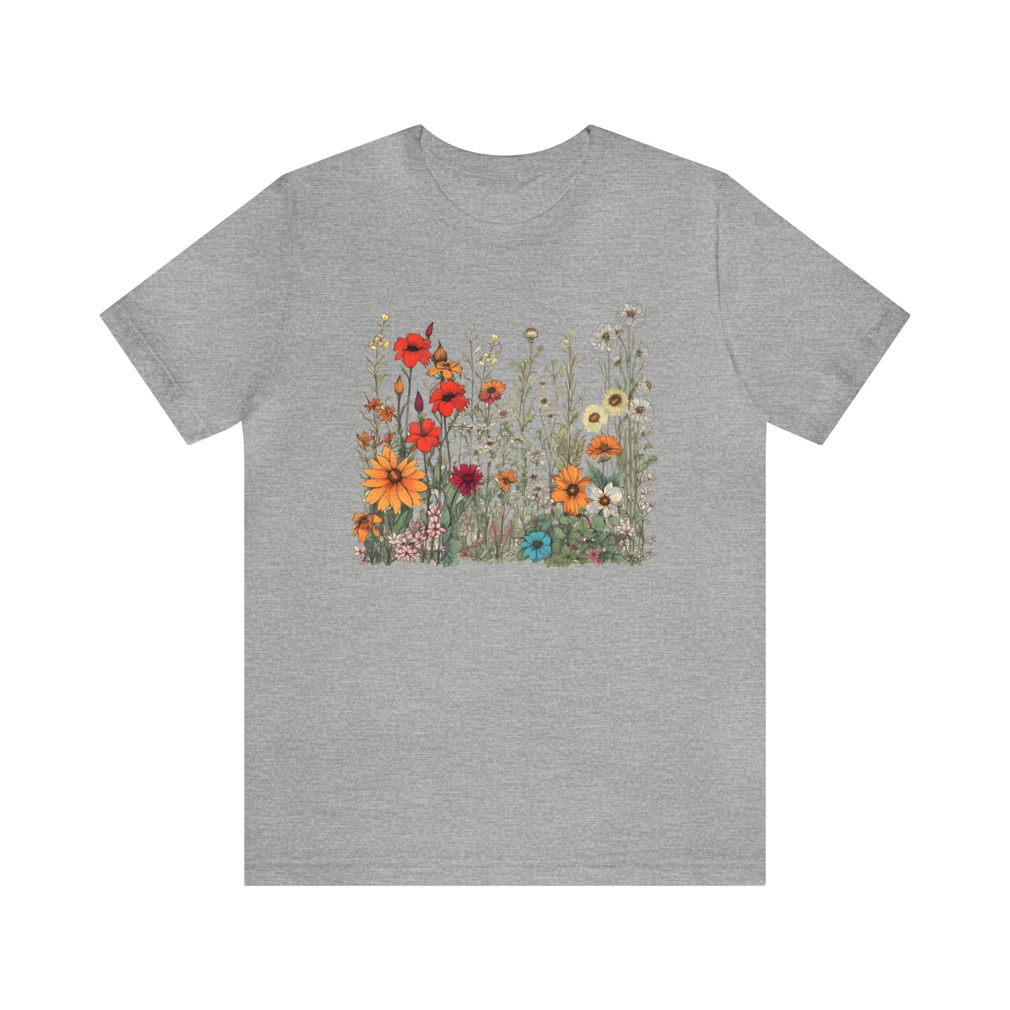 Vintage-Inspired Wildflower Tee (Unisex)