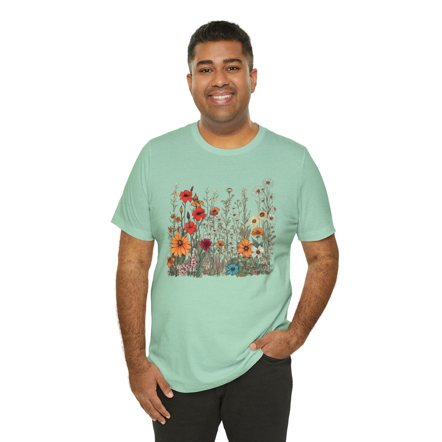 Vintage-Inspired Wildflower Tee (Unisex)