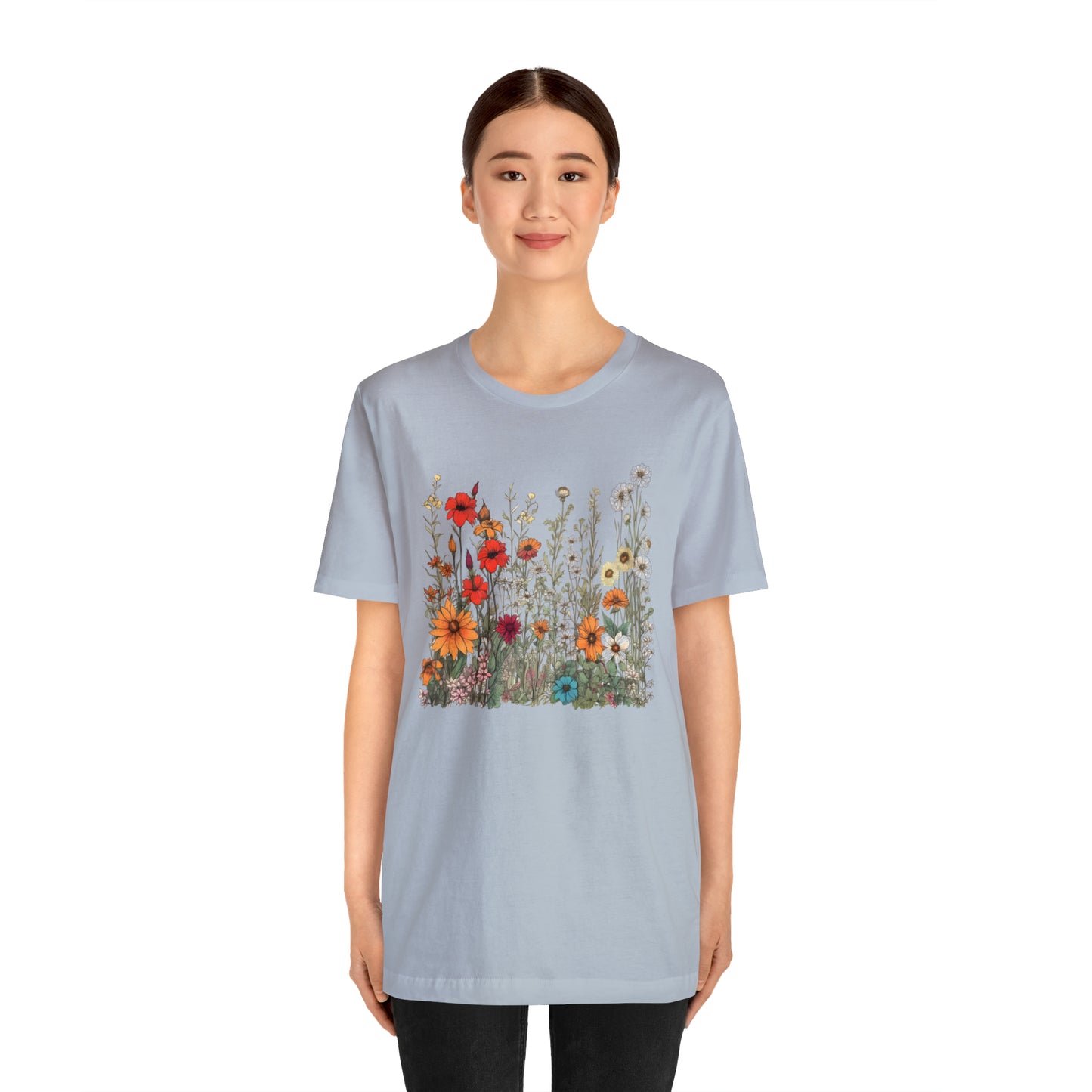 Vintage-Inspired Wildflower Tee (Unisex)