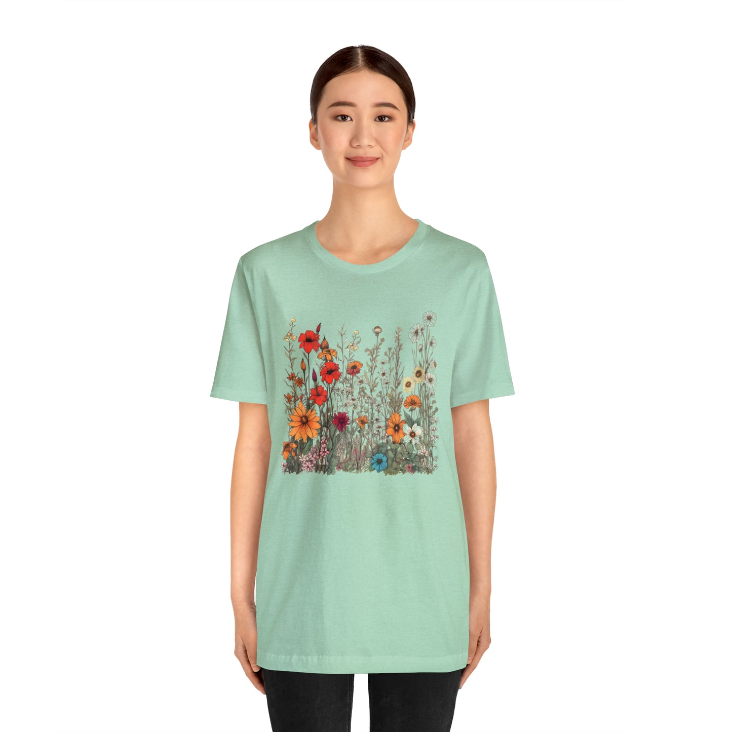 Vintage-Inspired Wildflower Tee (Unisex)