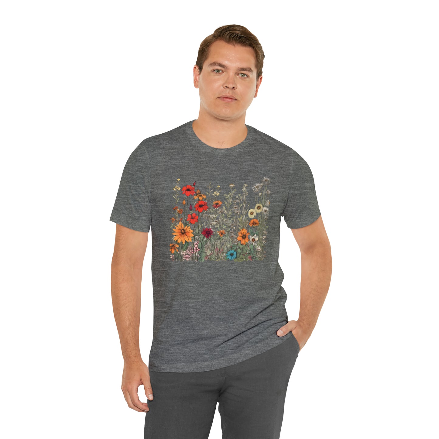 Vintage-Inspired Wildflower Tee (Unisex)