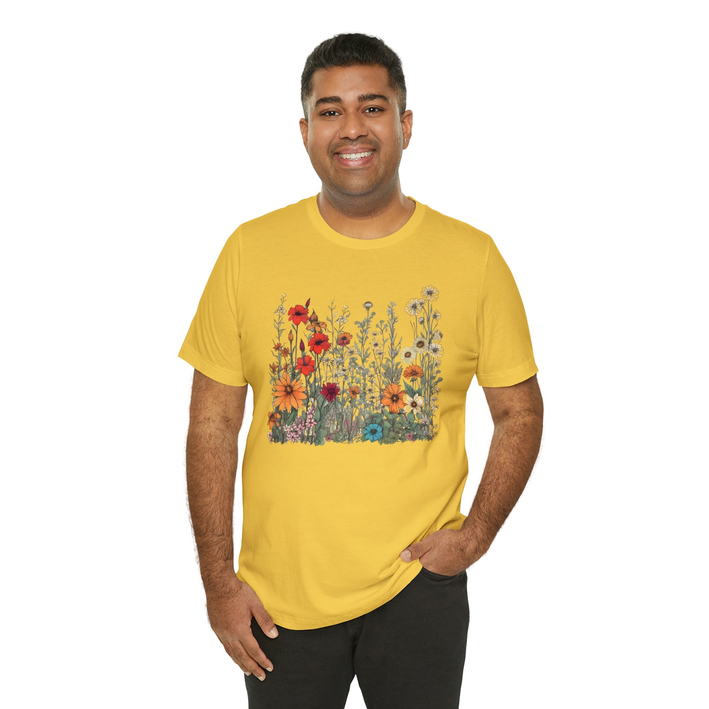 Vintage-Inspired Wildflower Tee (Unisex)