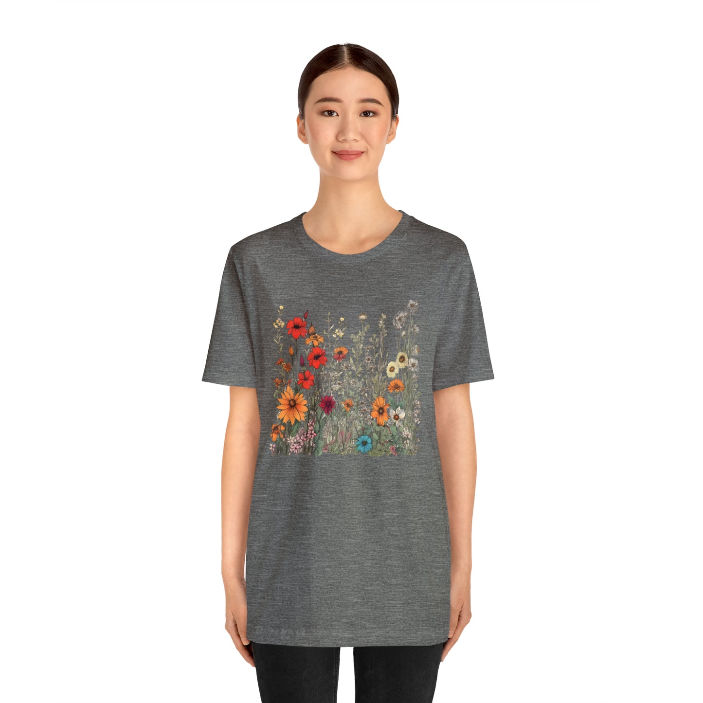 Vintage-Inspired Wildflower Tee (Unisex)