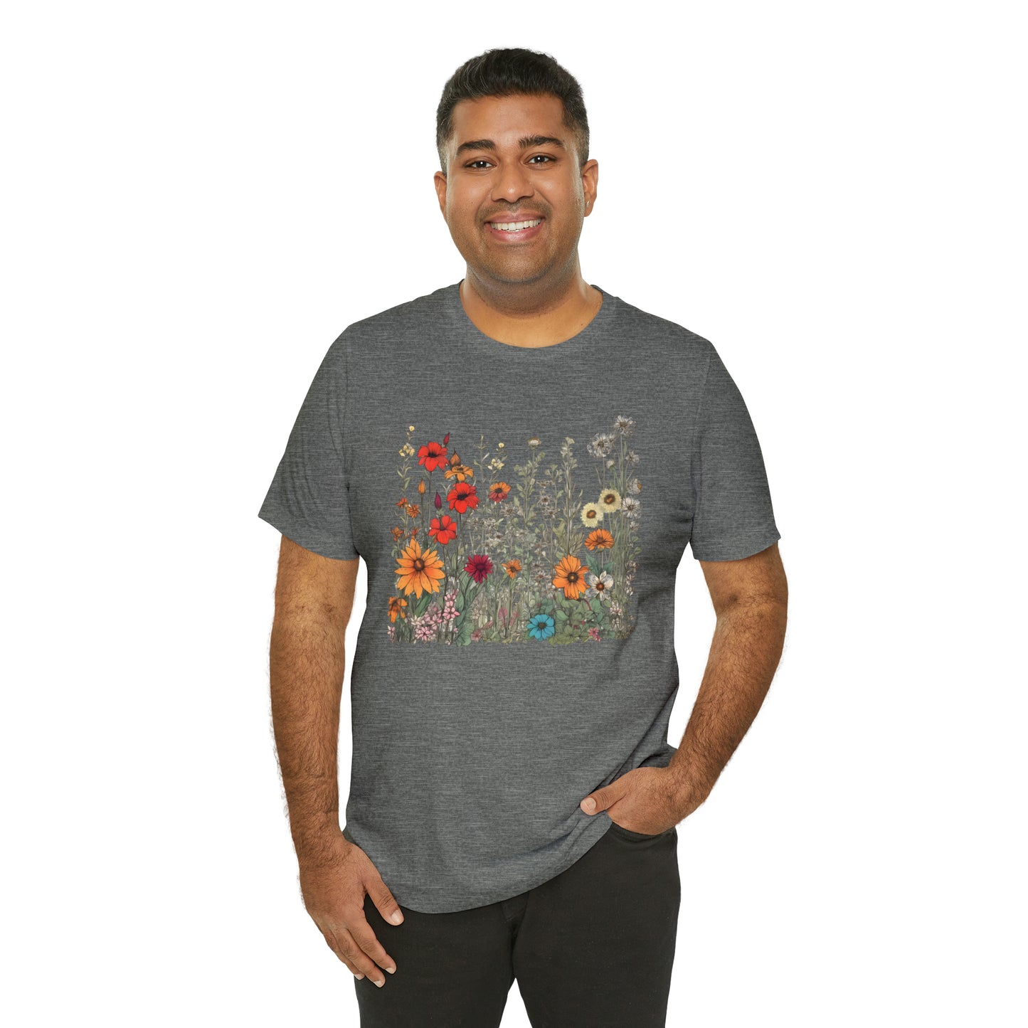Vintage-Inspired Wildflower Tee (Unisex)