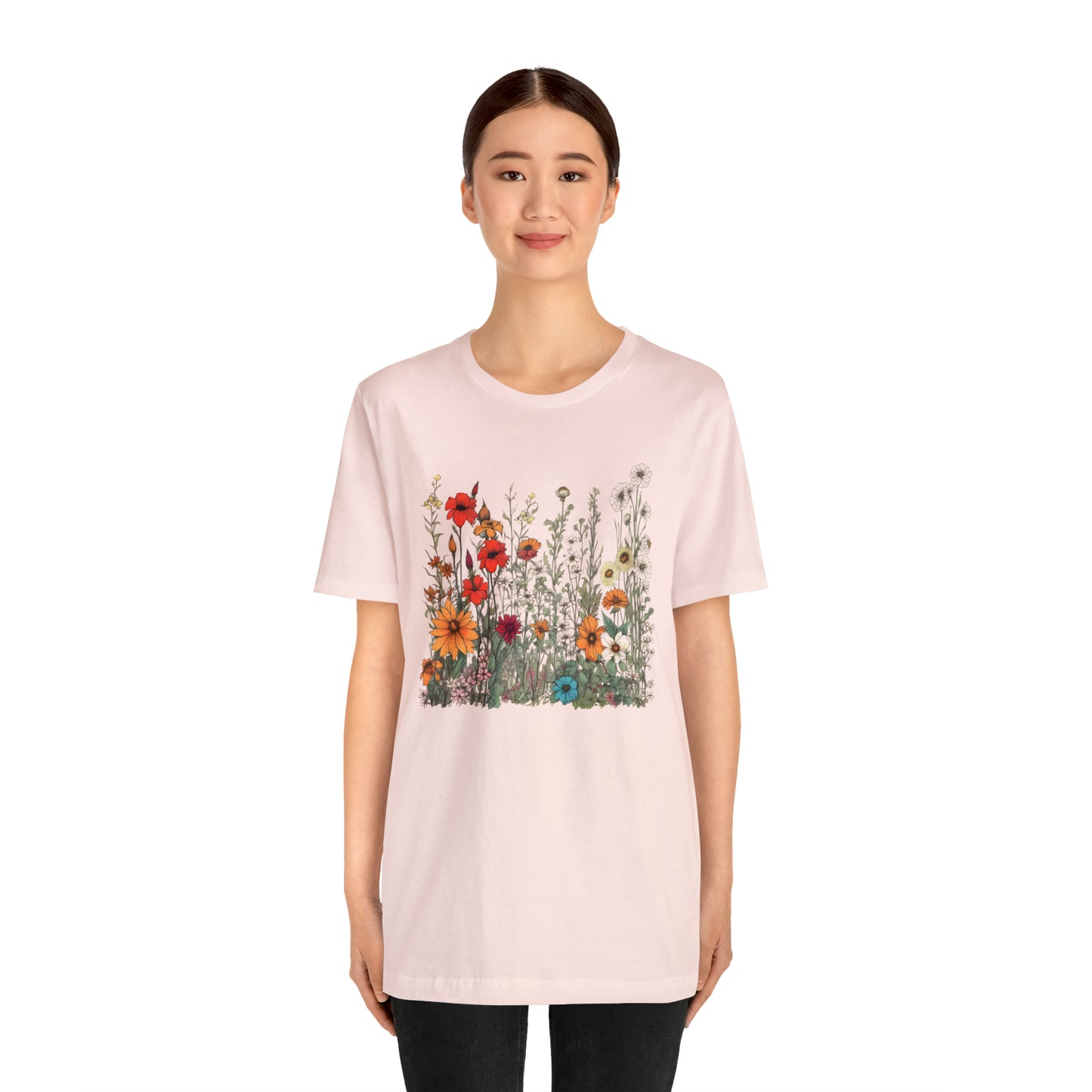 Vintage-Inspired Wildflower Tee (Unisex)