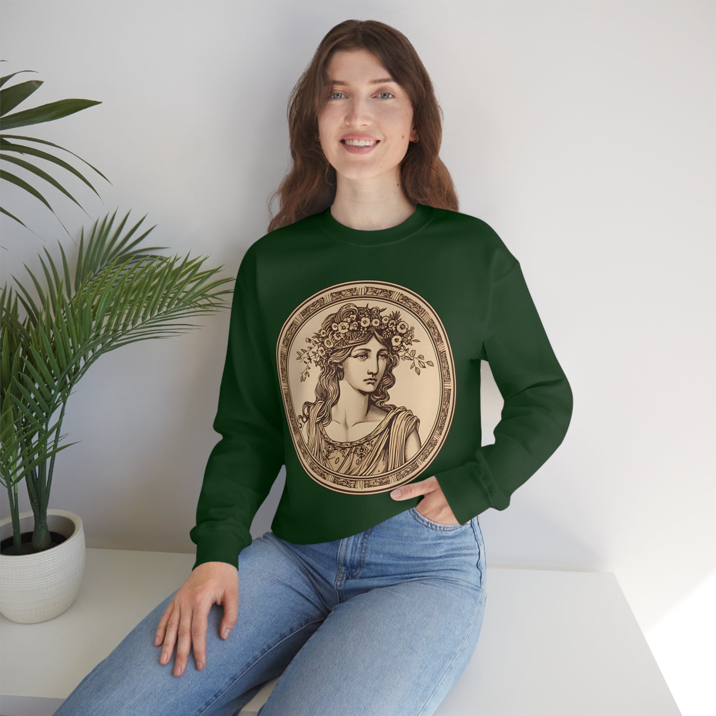 Greek Goddess Crewneck Sweatshirt (Unisex)