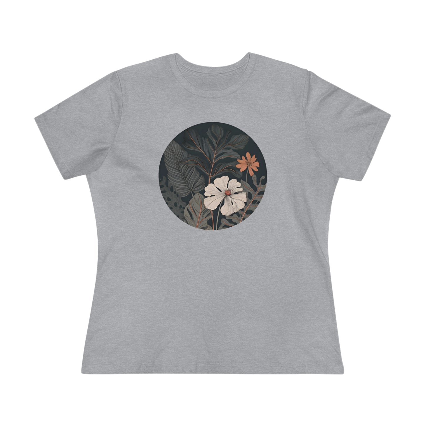 Dark Tropical Floral Tee (Women's)