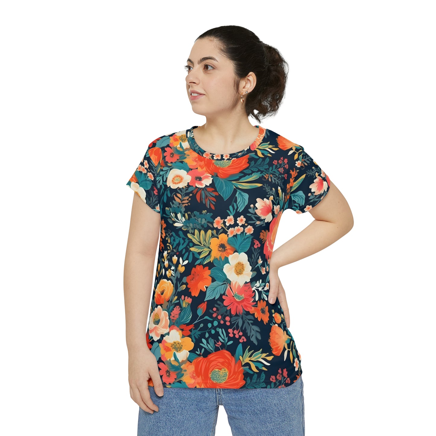 Vibrant Floral Top (Women's)