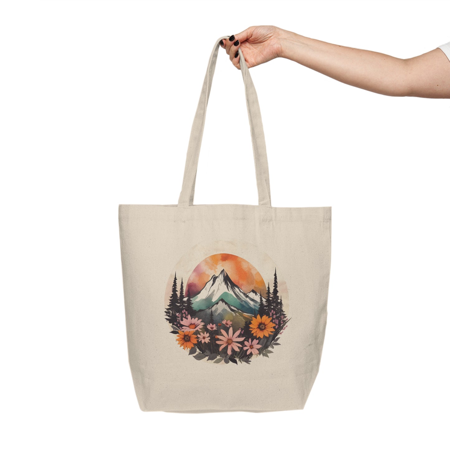 The Boho Wildflower Shopping Tote