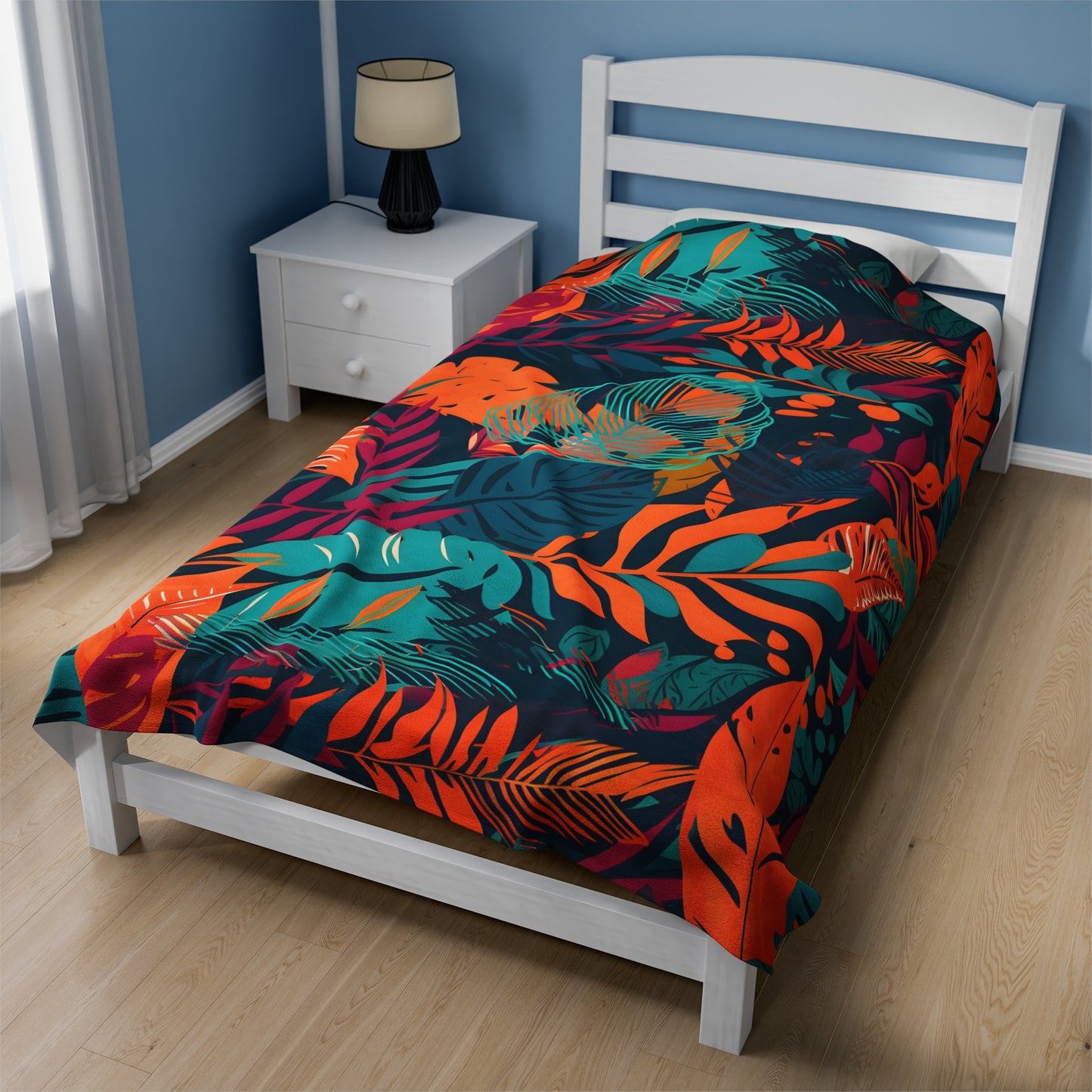 Jungle Print Plush Blanket