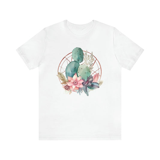 Watercolor Cactus Tee (Unisex)