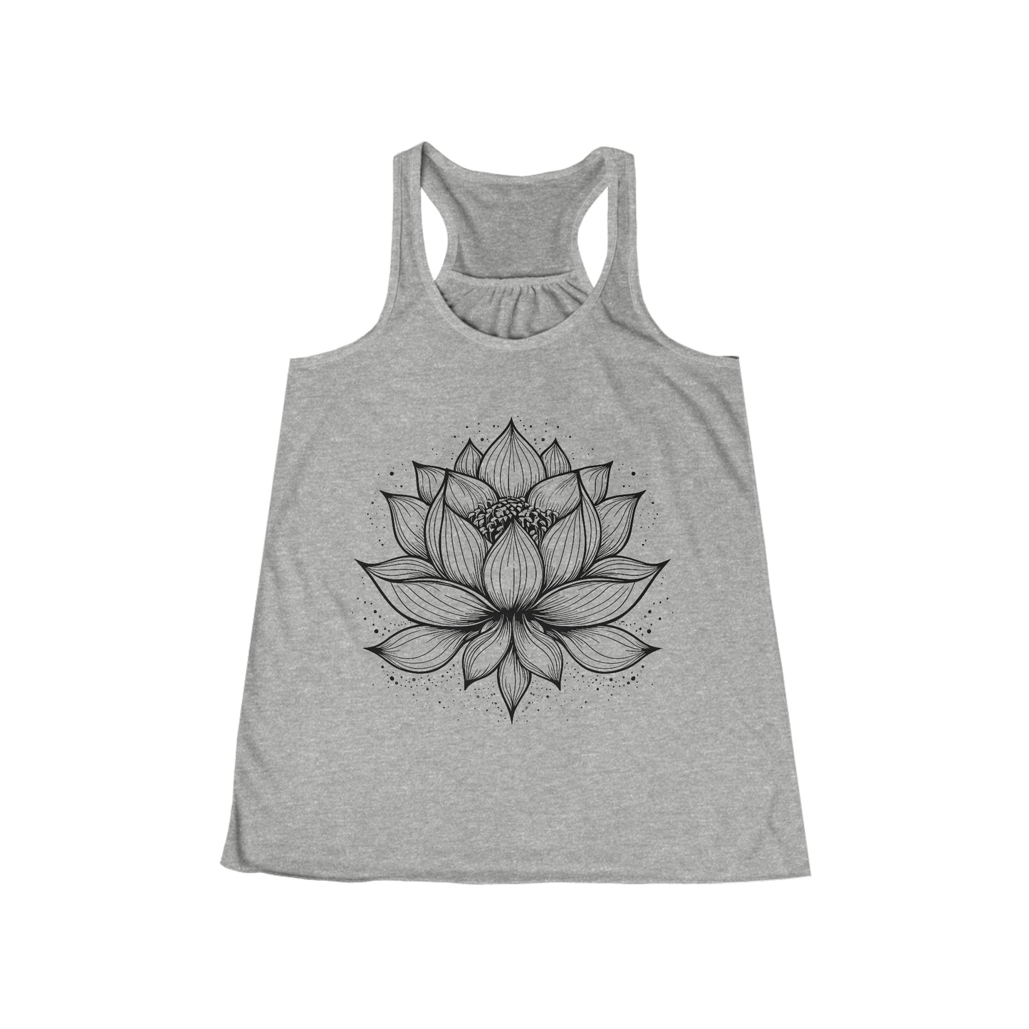 Lotus Flower Flowy Racerback Tank (Women's)