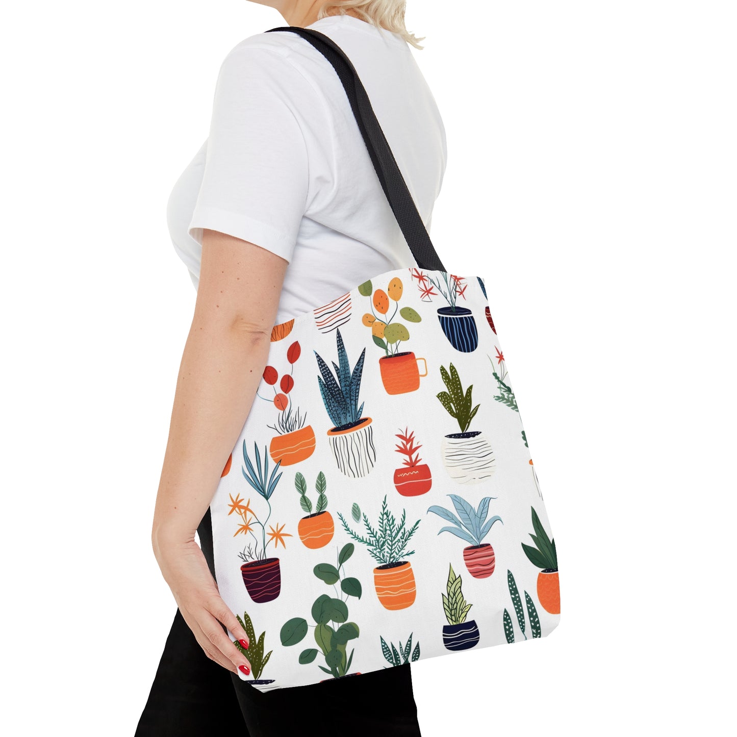 Potted Houseplant Tote Bag