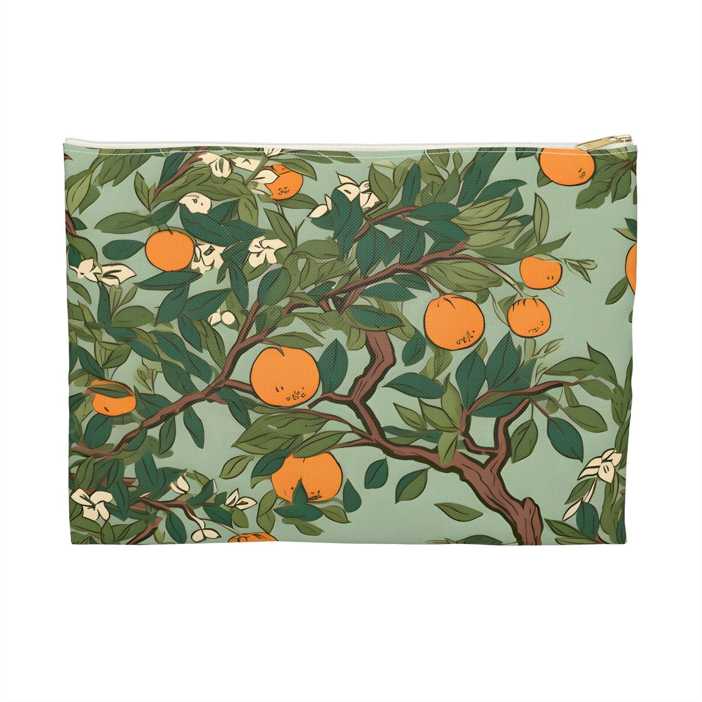 Orange Tree Accessory Pouch