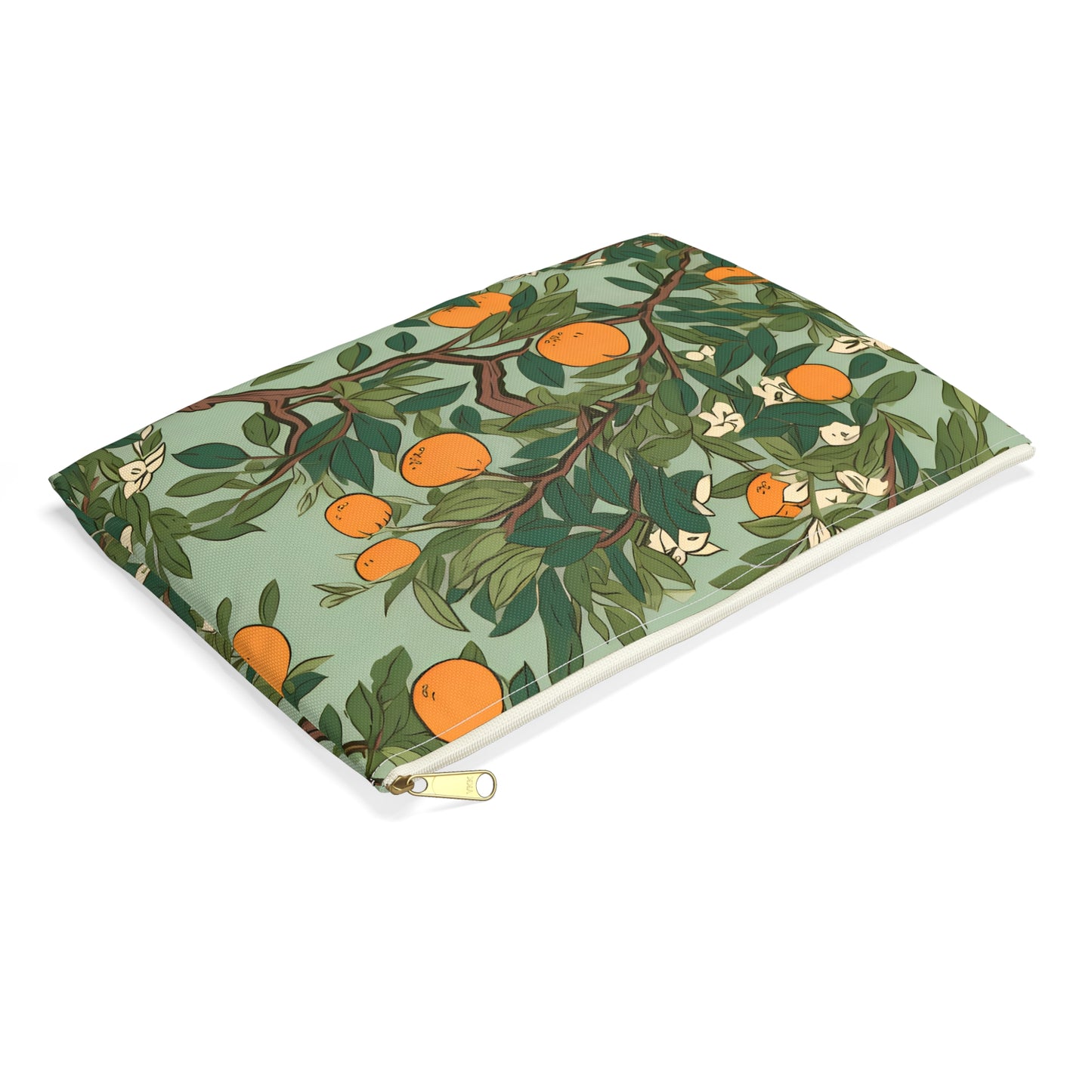 Orange Tree Accessory Pouch