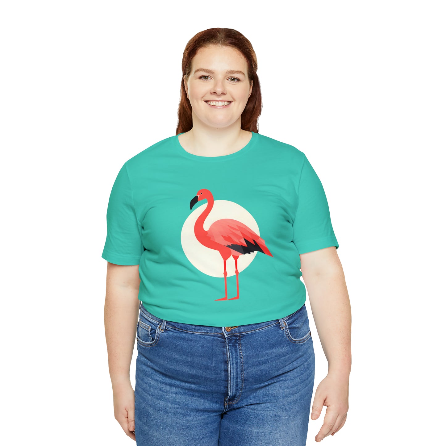 Flamingo and Moon Tee (Unisex)