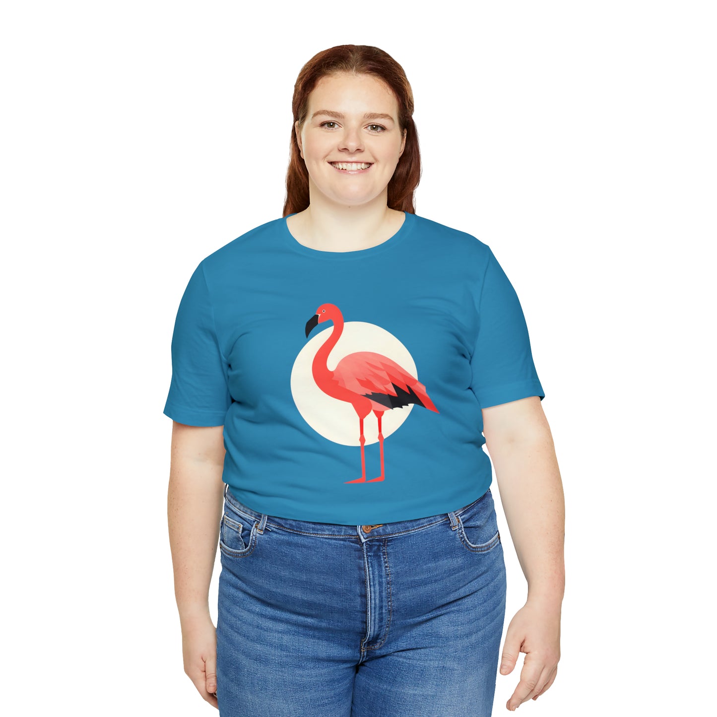 Flamingo and Moon Tee (Unisex)