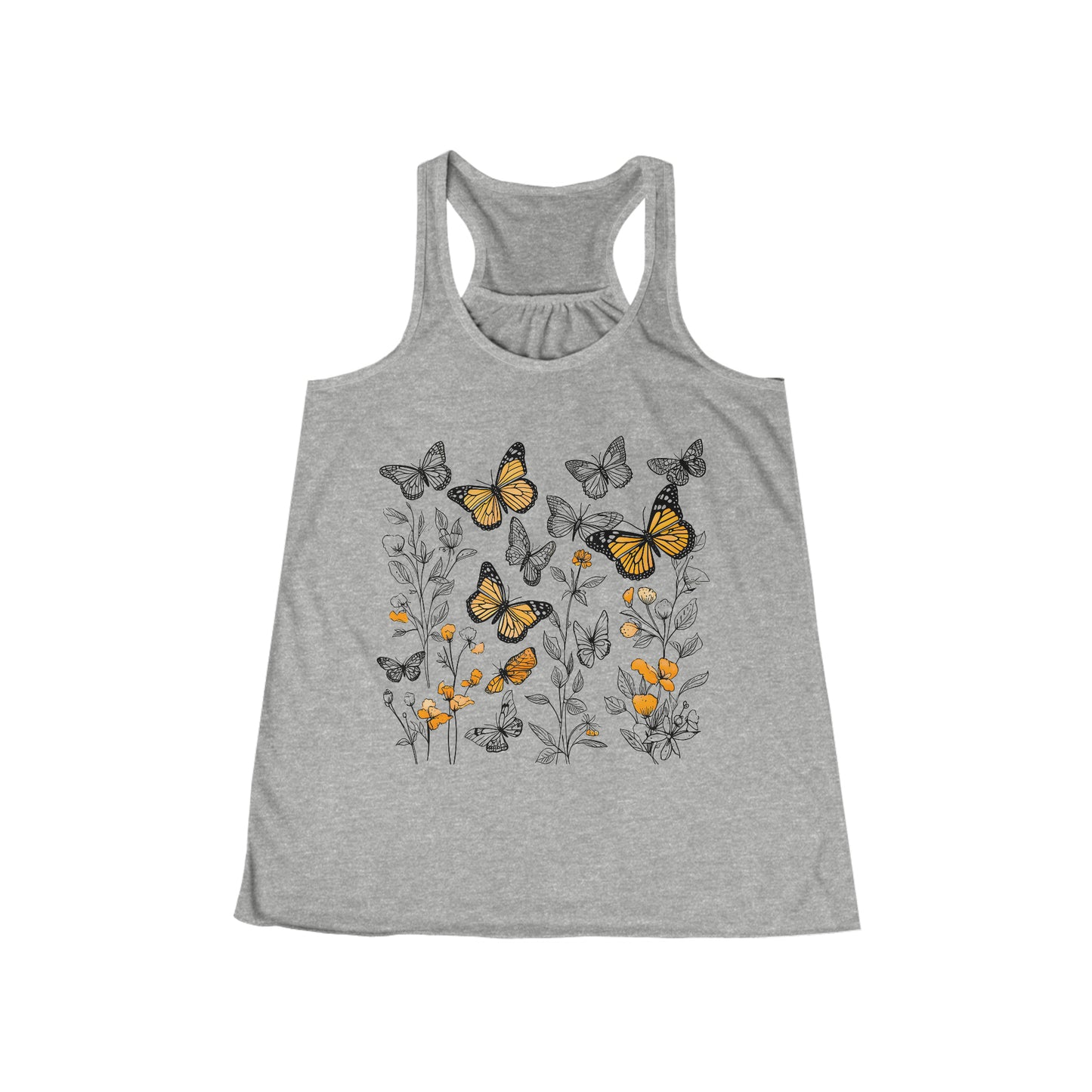 Butterfly Flowy Racerback Tank (Women's)