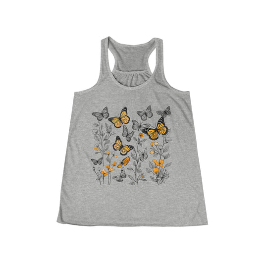 Butterfly Flowy Racerback Tank (Women's)