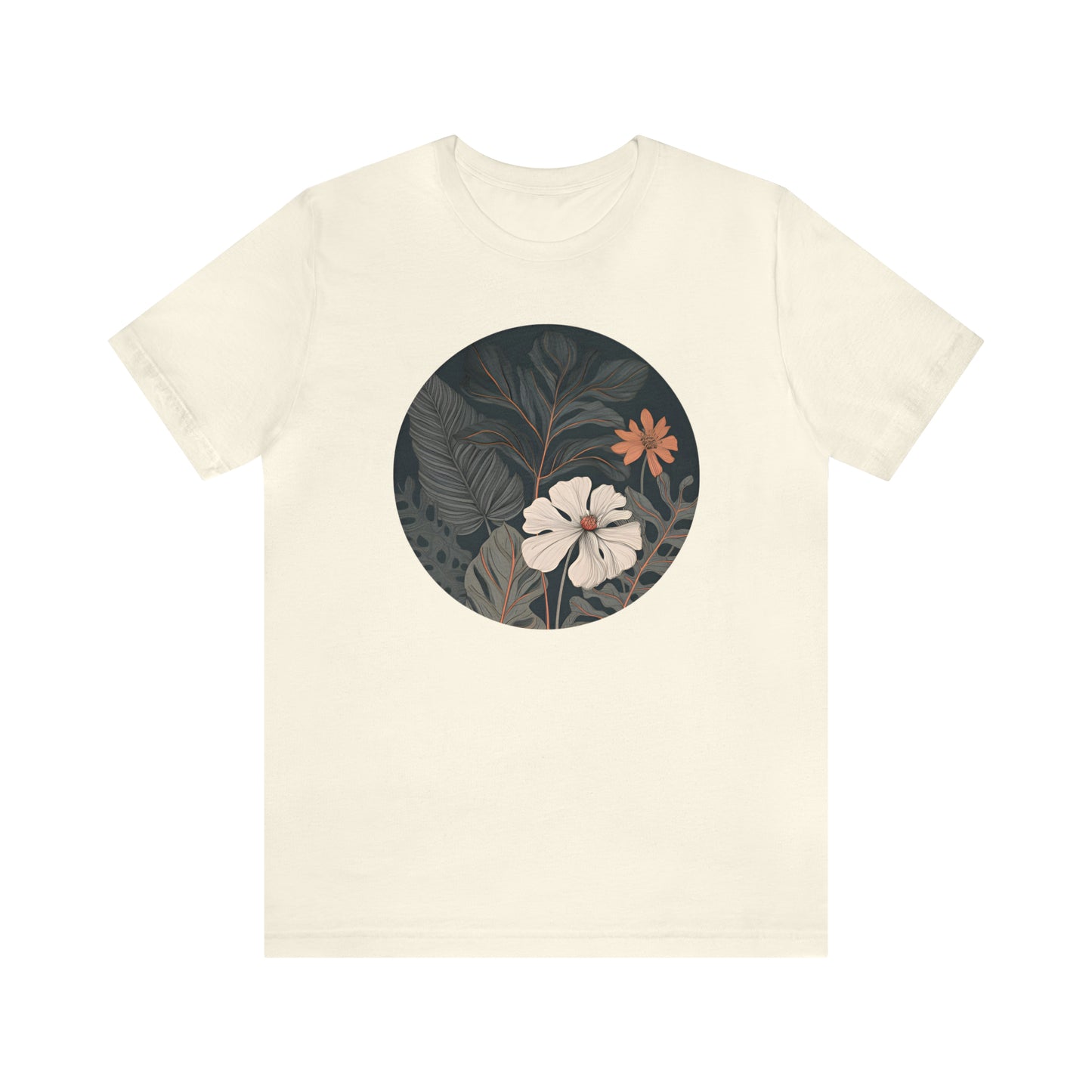 Dark Tropical Floral Tee (Unisex)