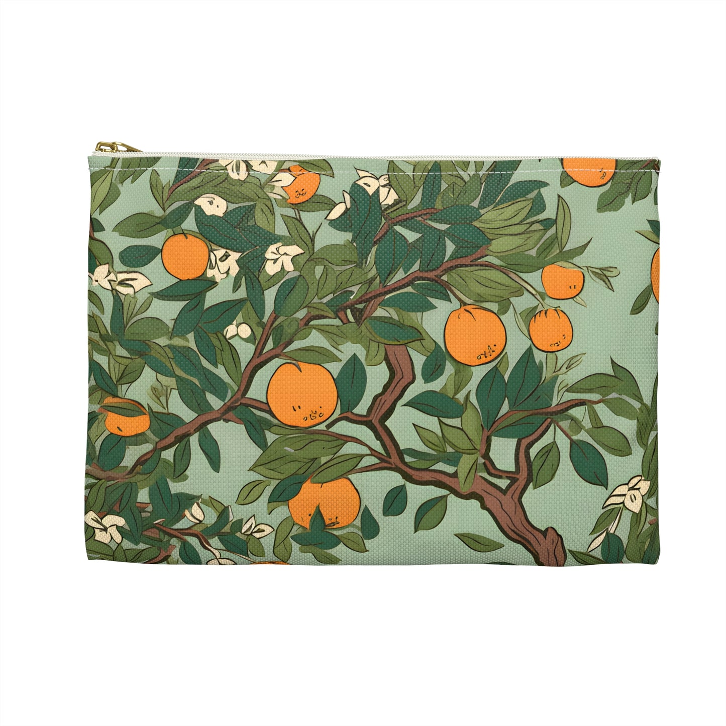 Orange Tree Accessory Pouch