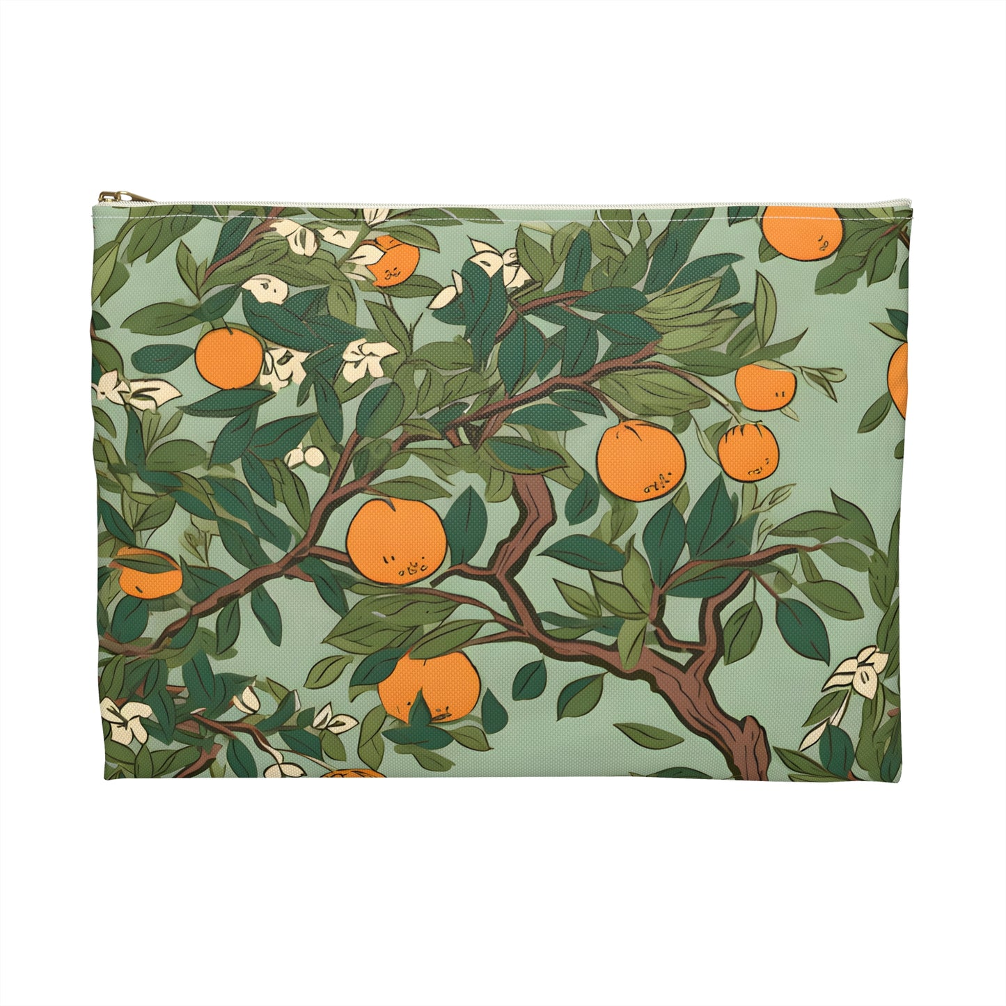 Orange Tree Accessory Pouch