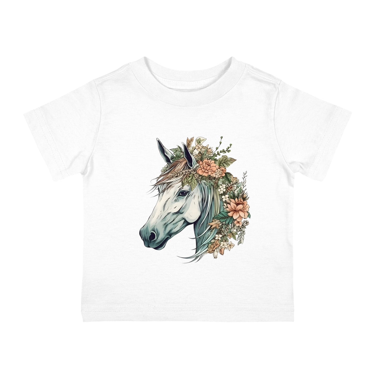 Floral Horse Tee (Infant)