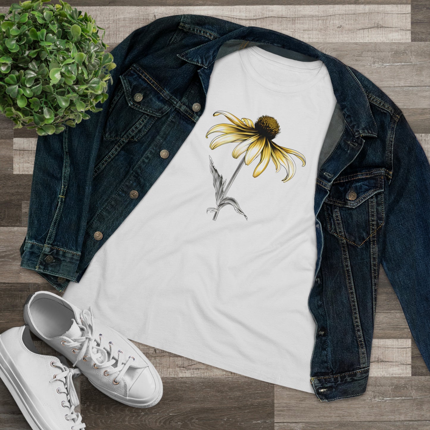 Black Eyed Susan Flower Tee (Women's)