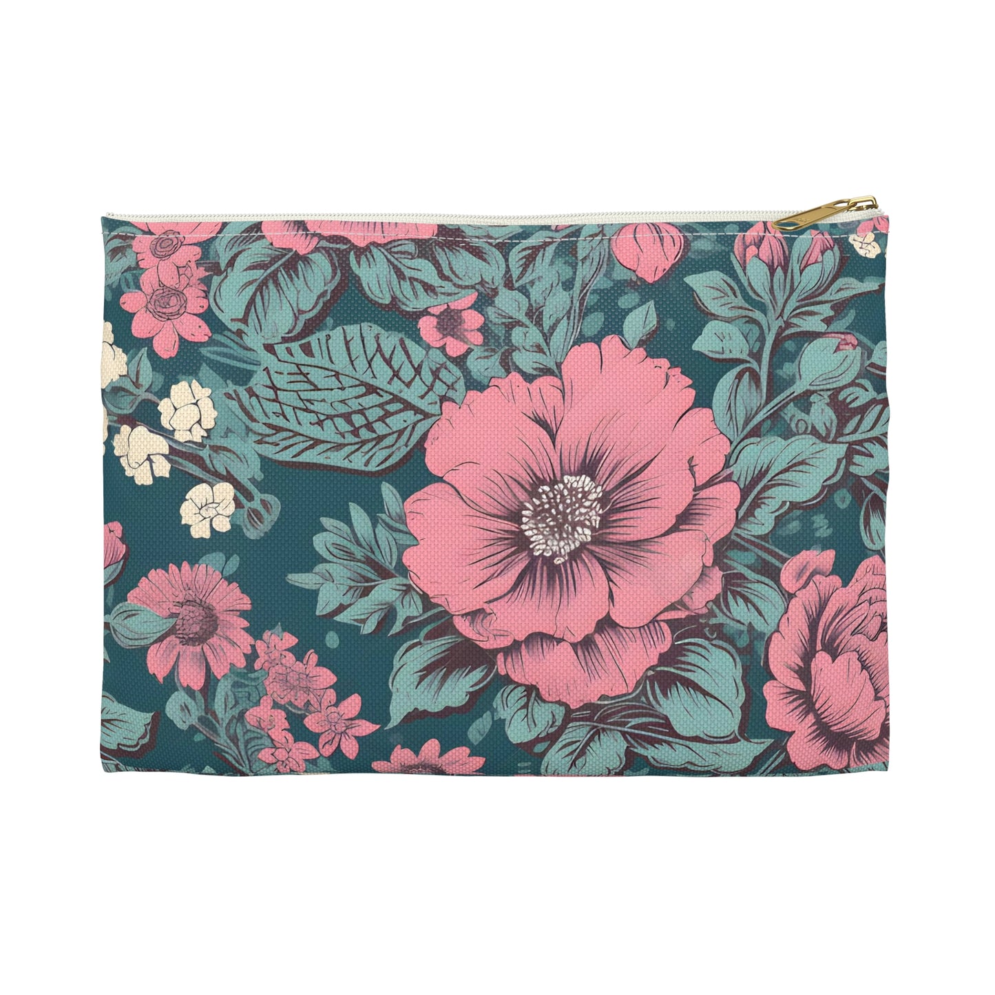 Vintage Inspired Florals Accessory Pouch