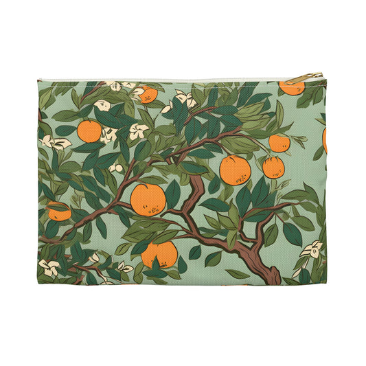 Orange Tree Accessory Pouch