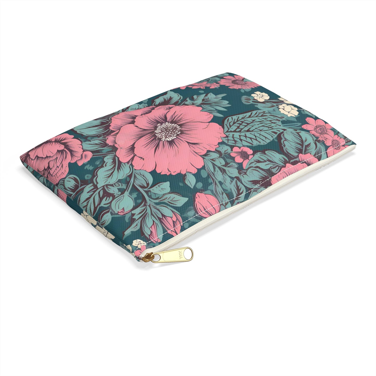 Vintage Inspired Florals Accessory Pouch