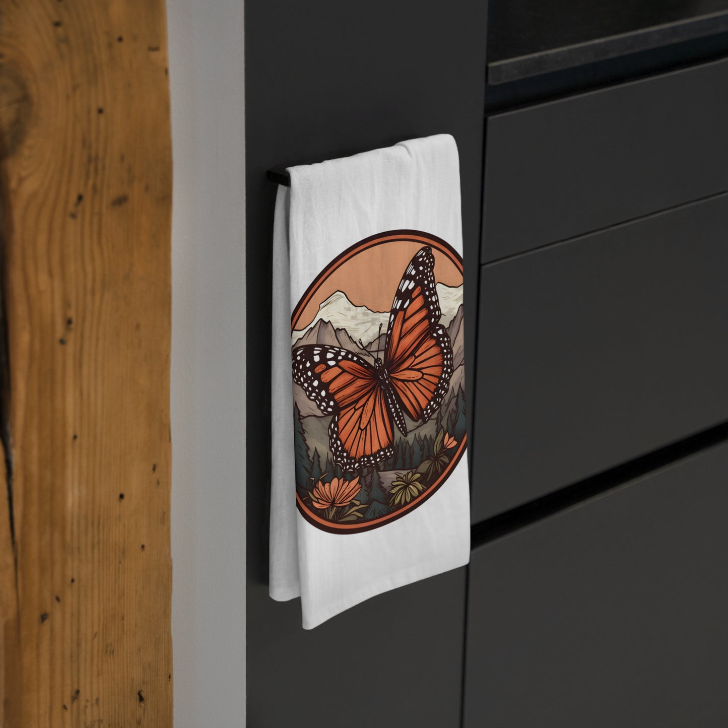 Monarch Butterfly Tea Towel