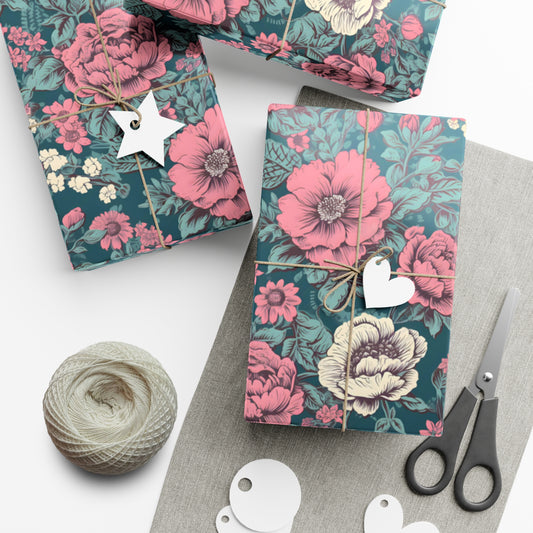 Vintage Wallpaper Style Gift Wrapping Paper