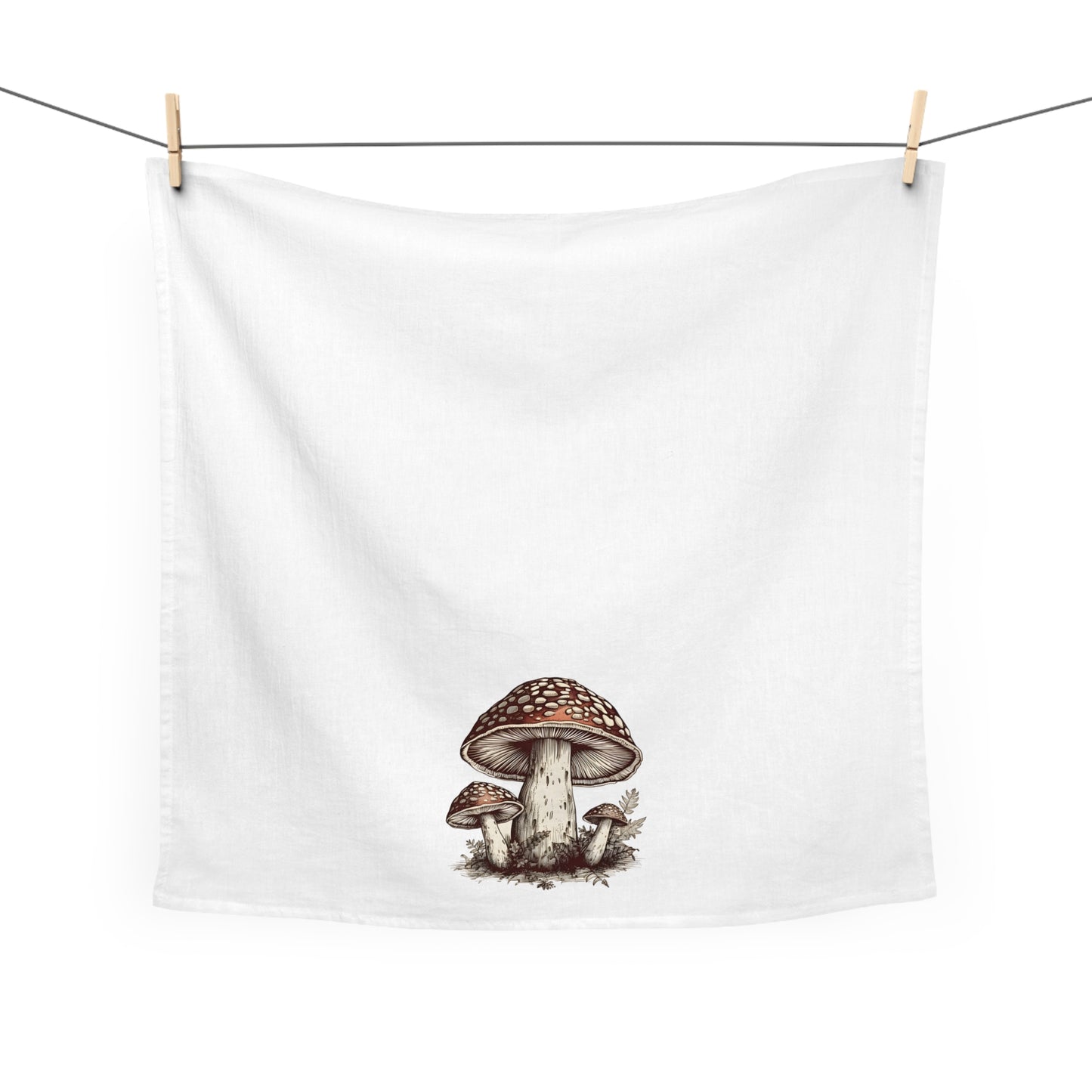 Mushroom Trio Tea Towel