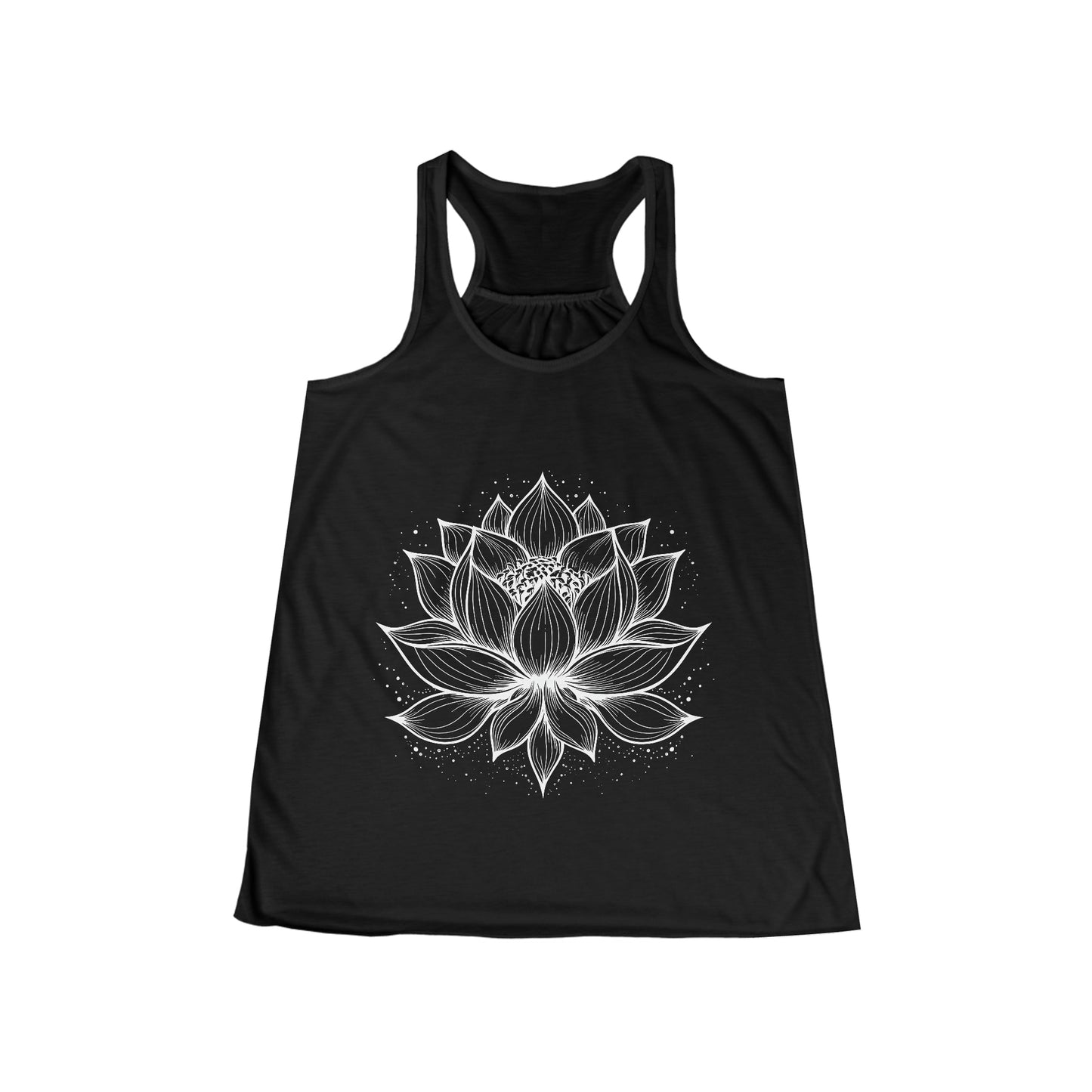 Lotus Flower Flowy Racerback Tank Top (Women's)